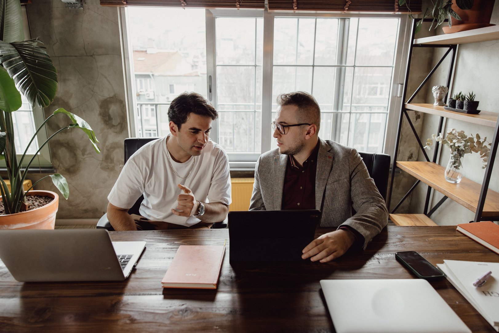 Young Businessmen at the Office 